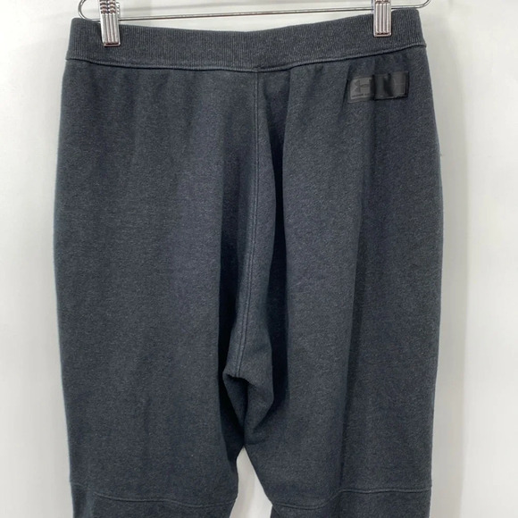 Under Armour Coldgear Sweatpants Womens Size Medium Dark Gray Zipper Fly Joggers - Picture 9 of 15